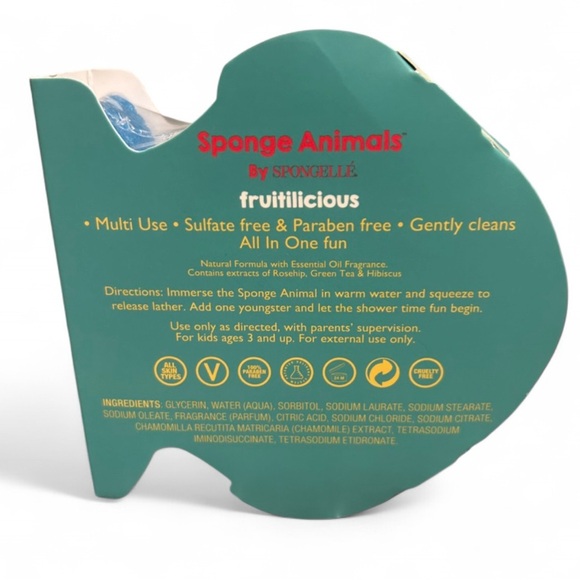 Spongellé Sponge Animals Fish-Shaped Body Wash - Picture 3 of 4